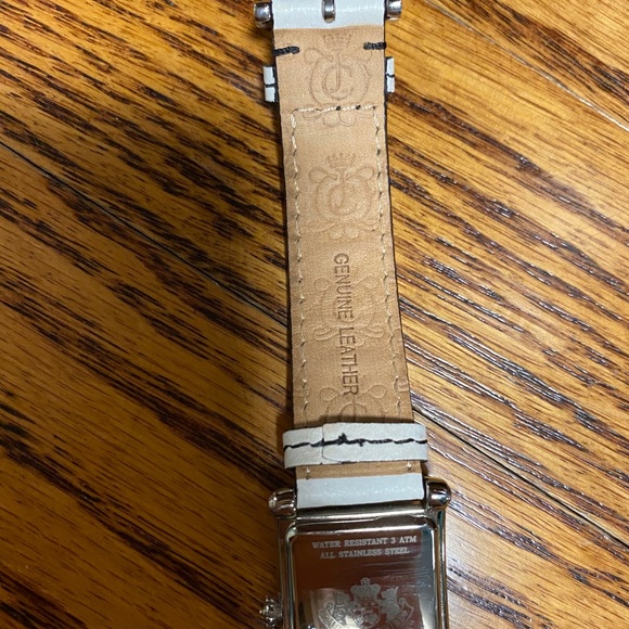 Juicy Couture White Watch Silver Face - Picture 5 of 7